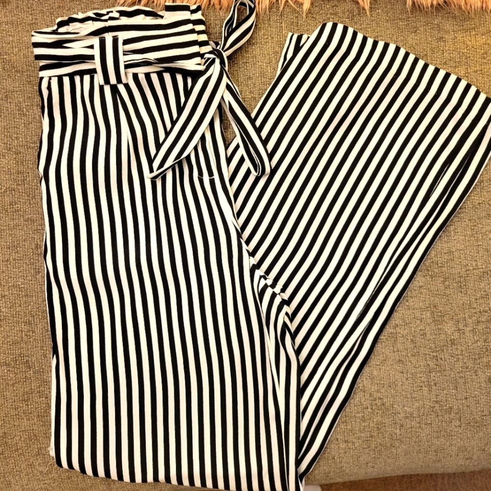 Express High Rise Wide Leg Dress Pant